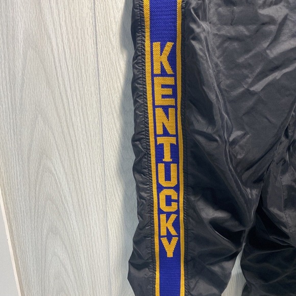 Vtg Track Pants Kentucky Wildcat Nylon Windbreaker Leg Zip Medium - Picture 2 of 8